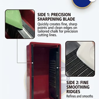 Tailor’s Chalk Sharpener Box – Fabric Chalk Shaping Tool