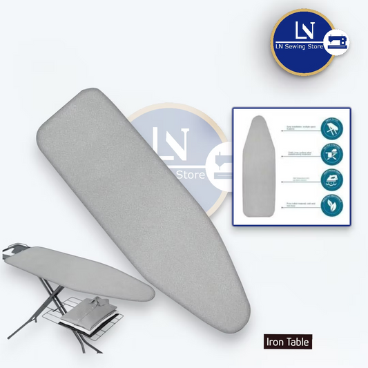 Height Adjustable Foldable Iron Table – Heavy Duty Ironing Board for Boutique