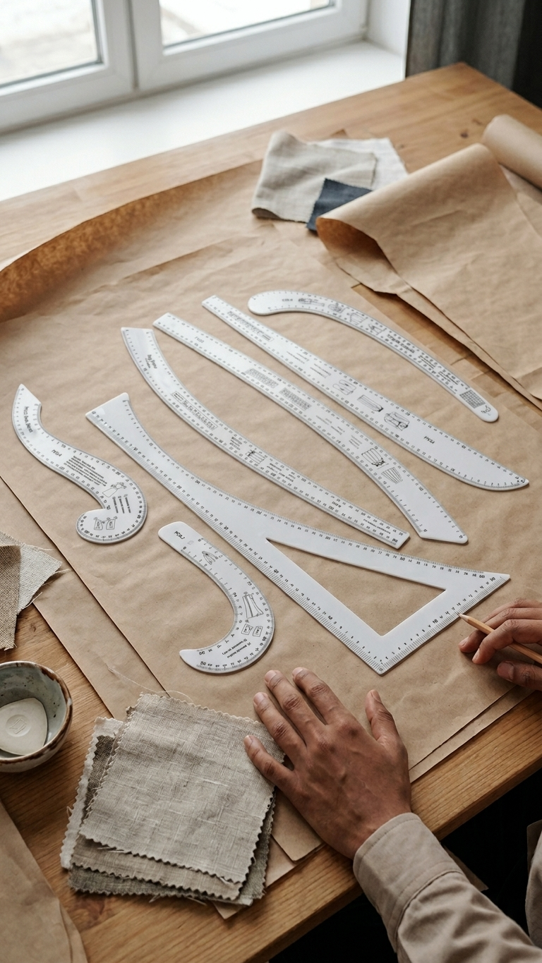 All Shape Scale Set – 8PCS Tailoring Ruler Set