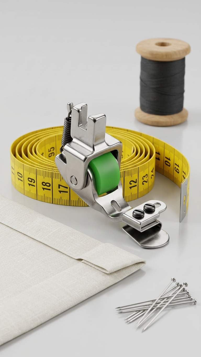 Folding Hemming Roller Pressure Foot