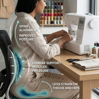 Comfort Seat – Ergonomic Back Support Cushion
