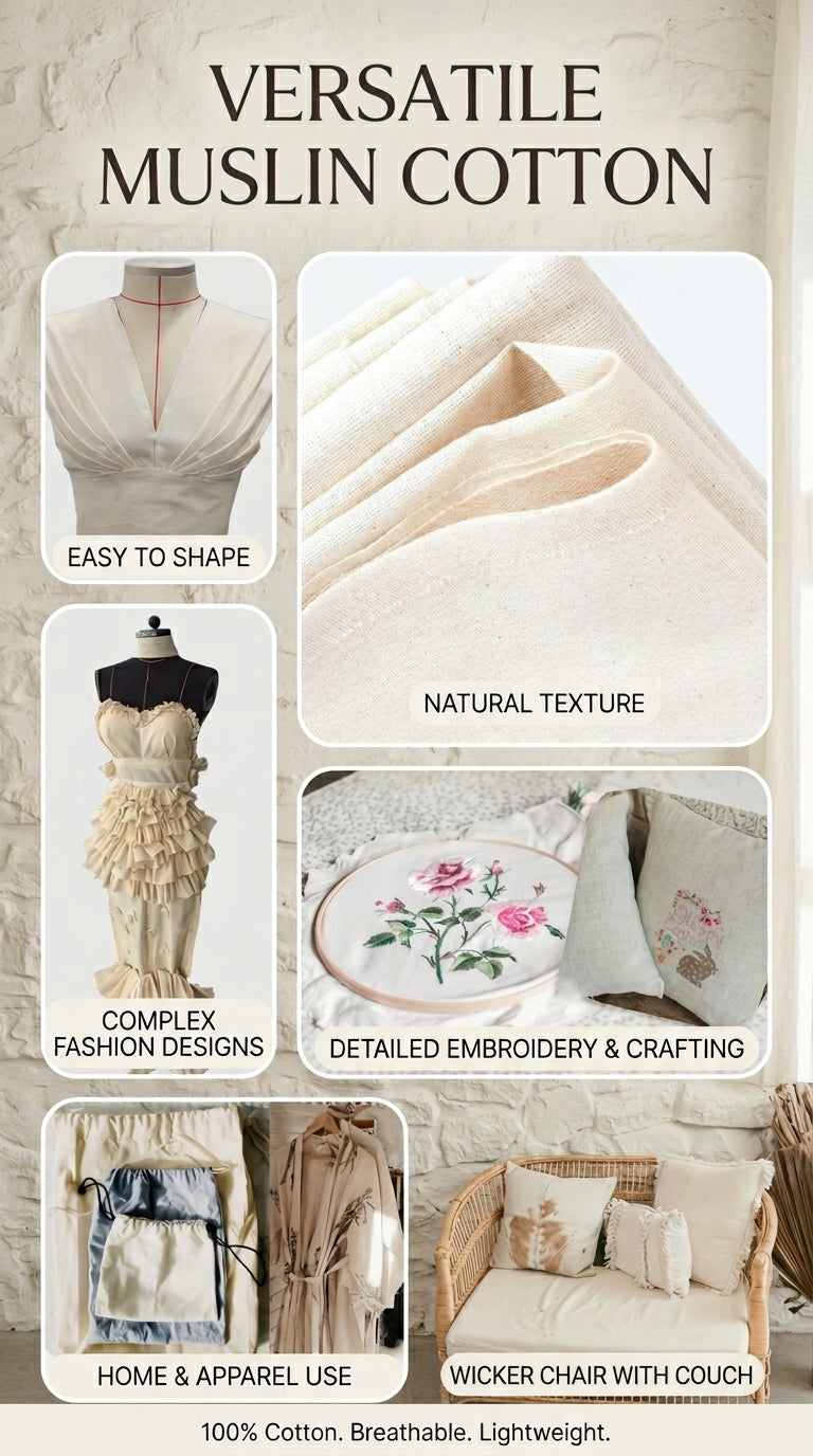 Muslin Cotton Fabric