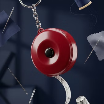 Mini Keychain Measuring Tape