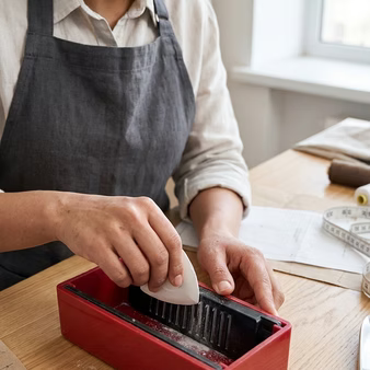 Tailor’s Chalk Sharpener Box – Fabric Chalk Shaping Tool