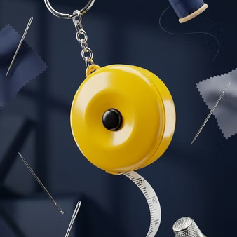Mini Keychain Measuring Tape