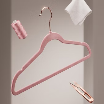 Premium Velvet Clothes Hangers (PACK OF 5 PIS)