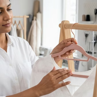 Premium Velvet Clothes Hangers (PACK OF 5 PIS)