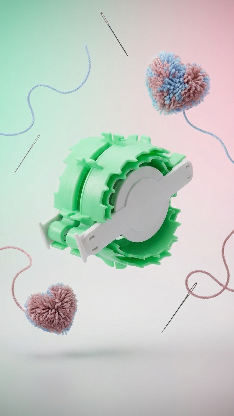 Pom Pom Heart Maker Tool