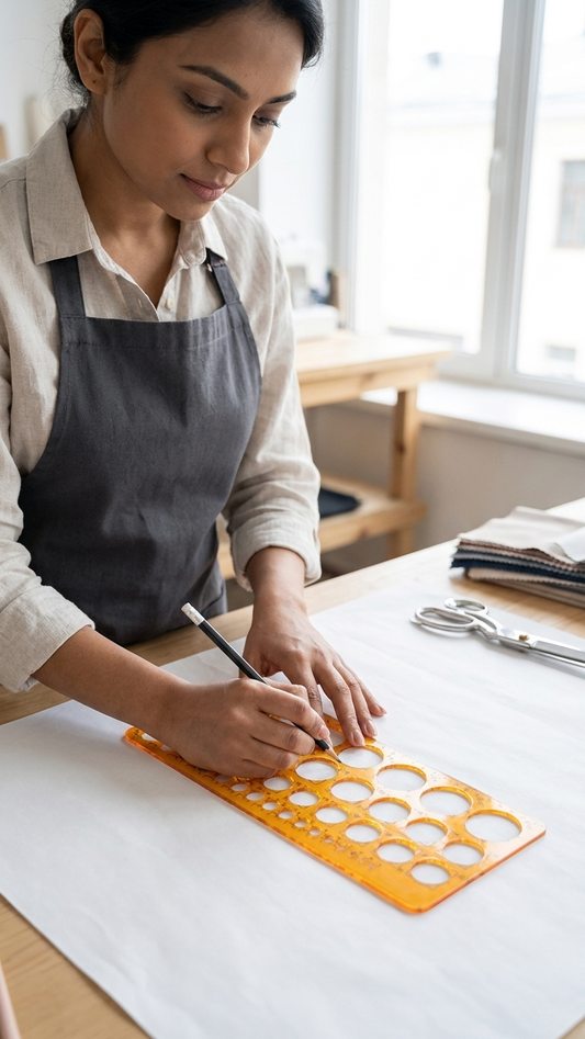 Circle Template with 36 Circles