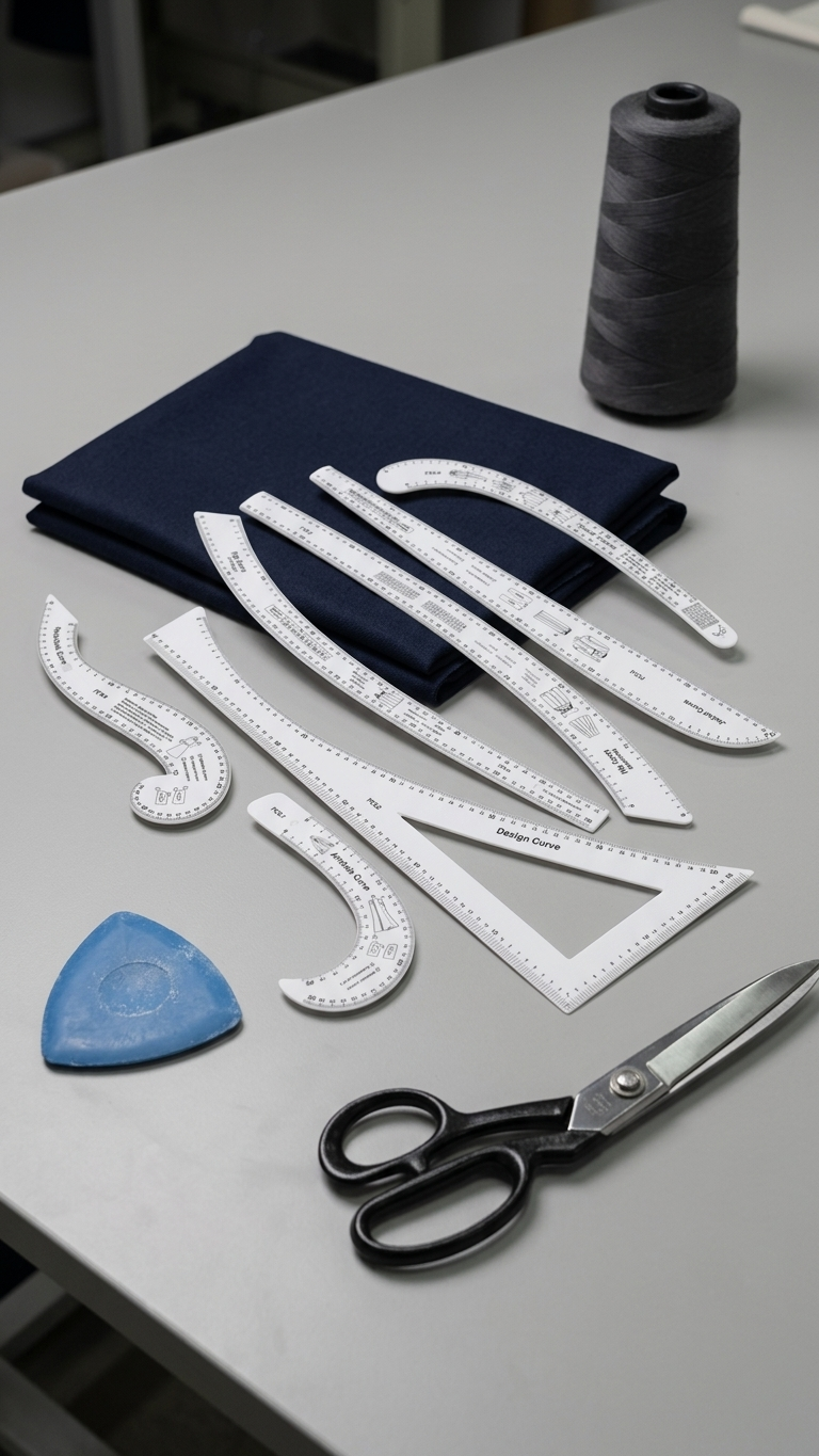 All Shape Scale Set – 8PCS Tailoring Ruler Set