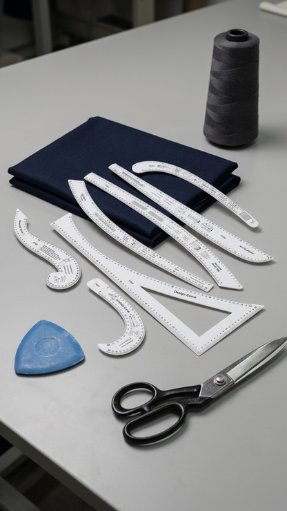 All Shape Scale Set – 8PCS Tailoring Ruler Set