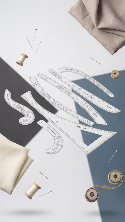 All Shape Scale Set – 8PCS Tailoring Ruler Set