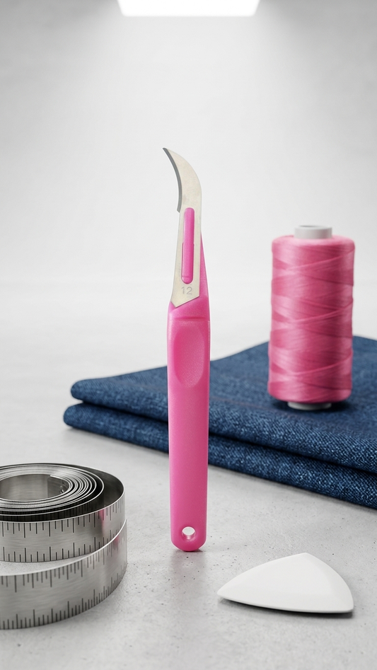 Ergonomic Sewing Seam Ripper – Sharp Stitch Remover Tool with Safety Cap