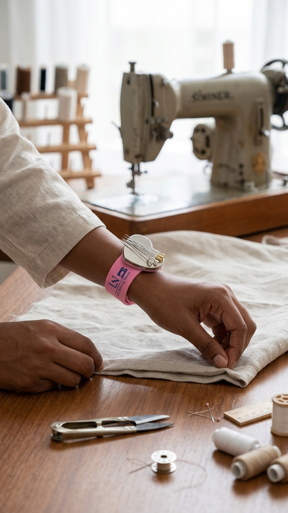 Adjustable Magnetic Wristband – Sewing Pin Holder Bracelet