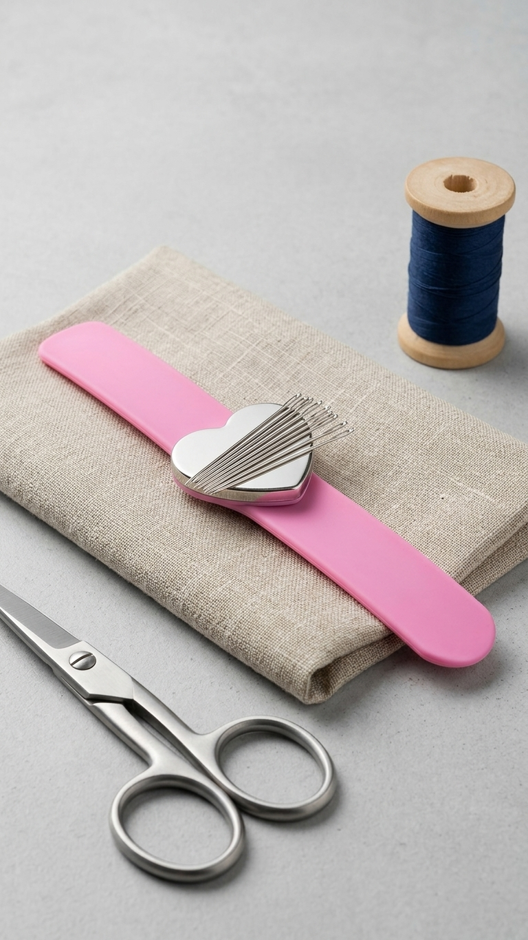 Adjustable Magnetic Wristband – Sewing Pin Holder Bracelet