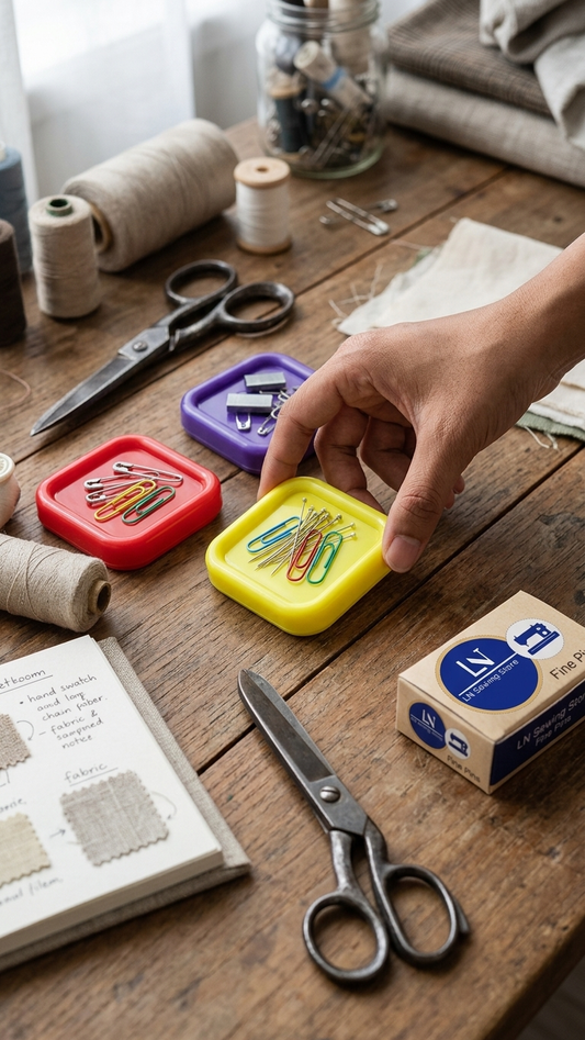 Magnetic Pin Holder – Colorful Square Sewing Magnet Tray