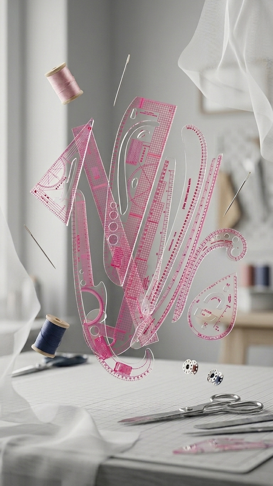 9 Pcs Clothing Sewing Ruler Set