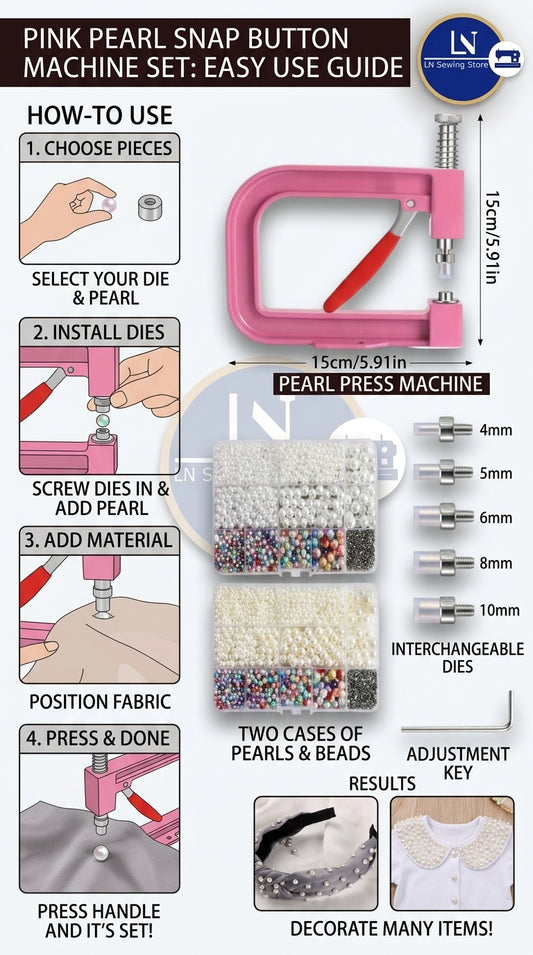 Pearl Stainless Steel Machine Set