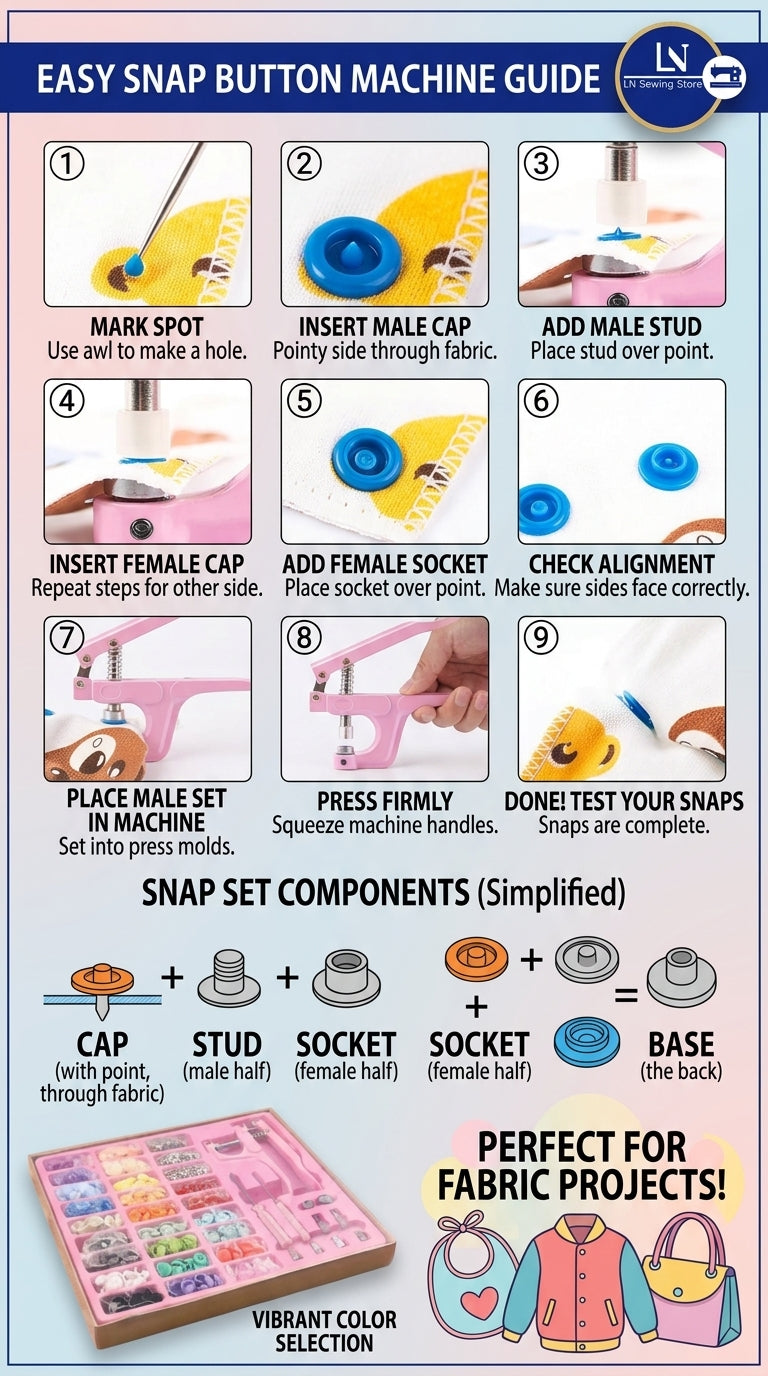 Snap Button Machine Kit
