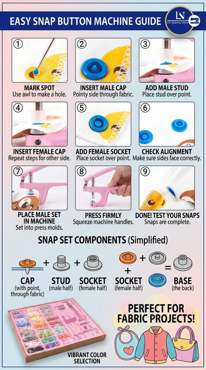 Snap Button Machine Kit
