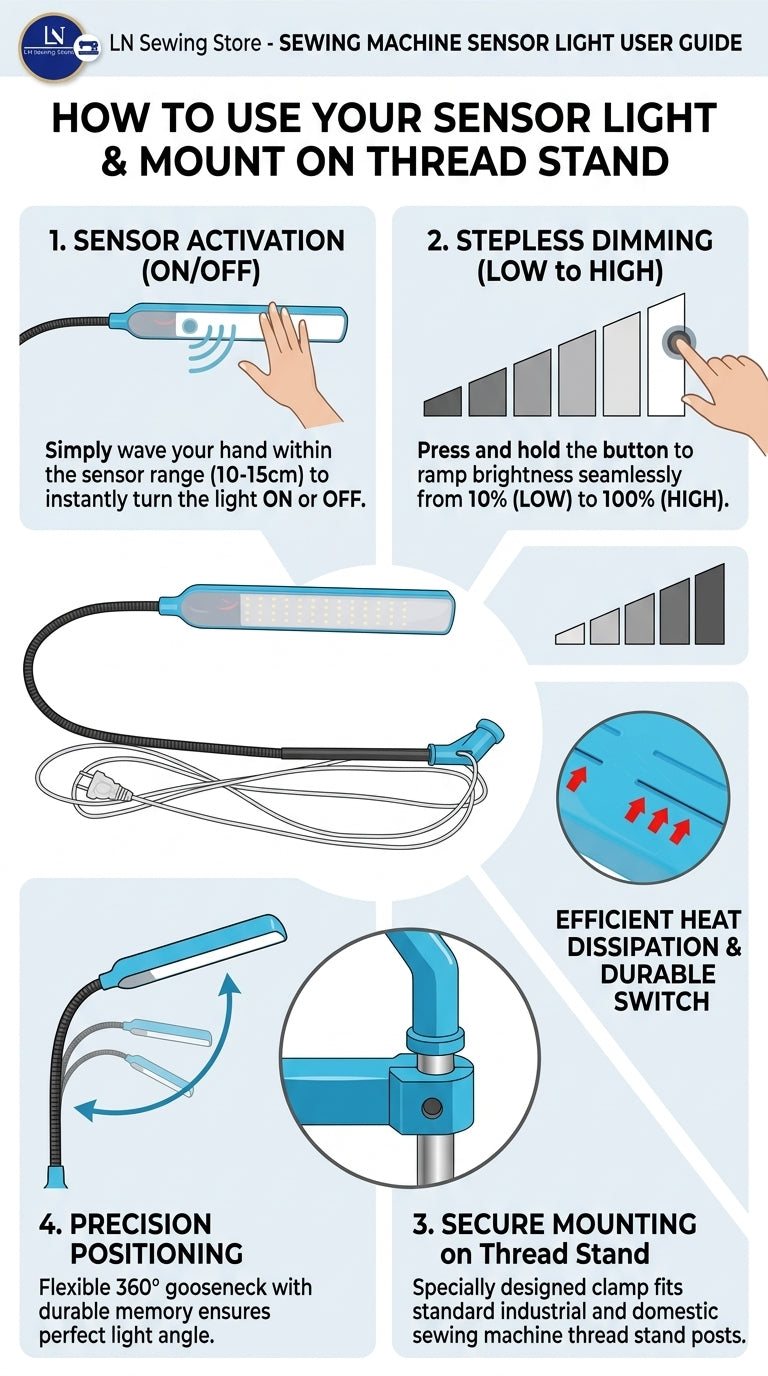 Sewing Machine Sensor Light
