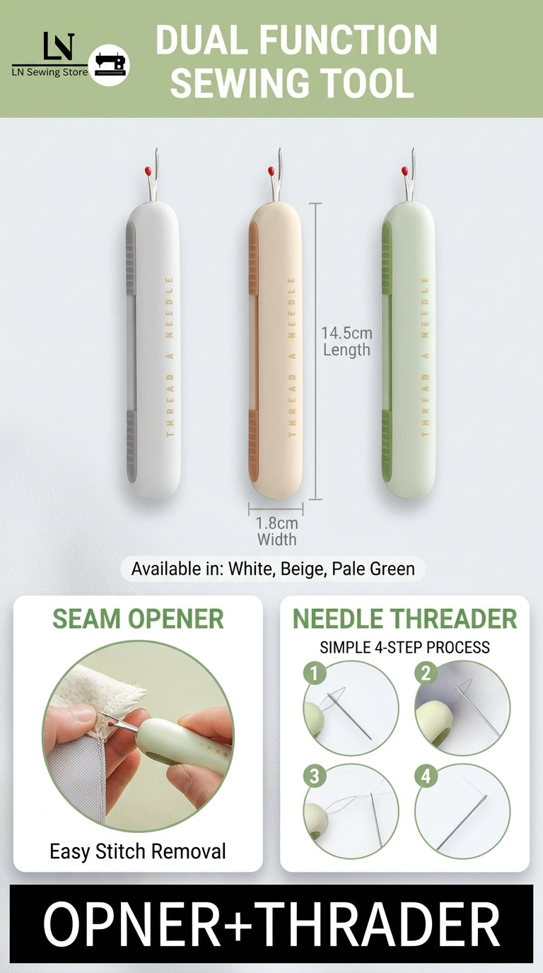 Needle Threader + Seam Opener Tool