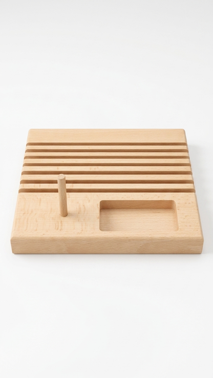 Wooden Quilting Ruler Rack
