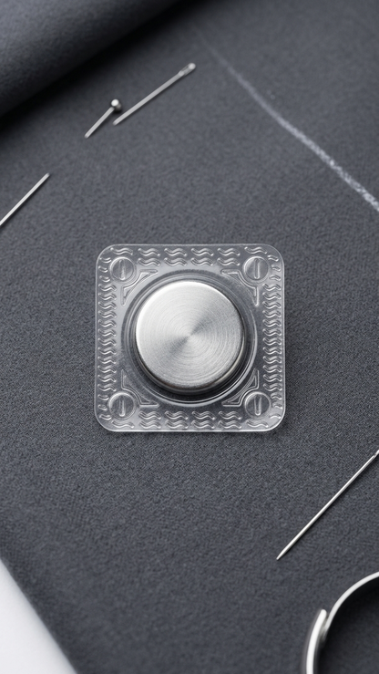 Hidden Magnetic Snap Magnet Button