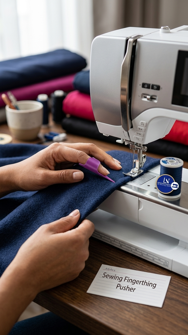 Sewing Fingerthim Pusher