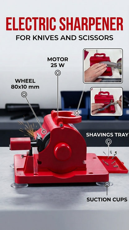 Electric Knife & Scissor Sharpener