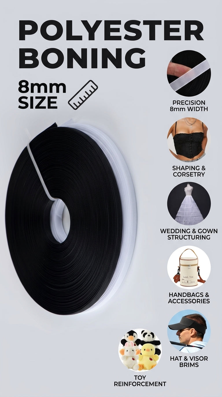 Polyester Boning – 8MM