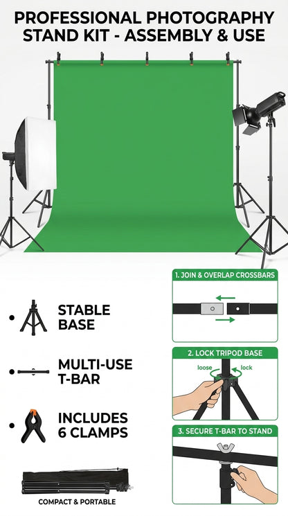 Professional Photography Stand Kit