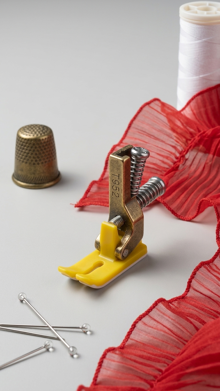 P952 Plastic Gathering Presser Foot Set