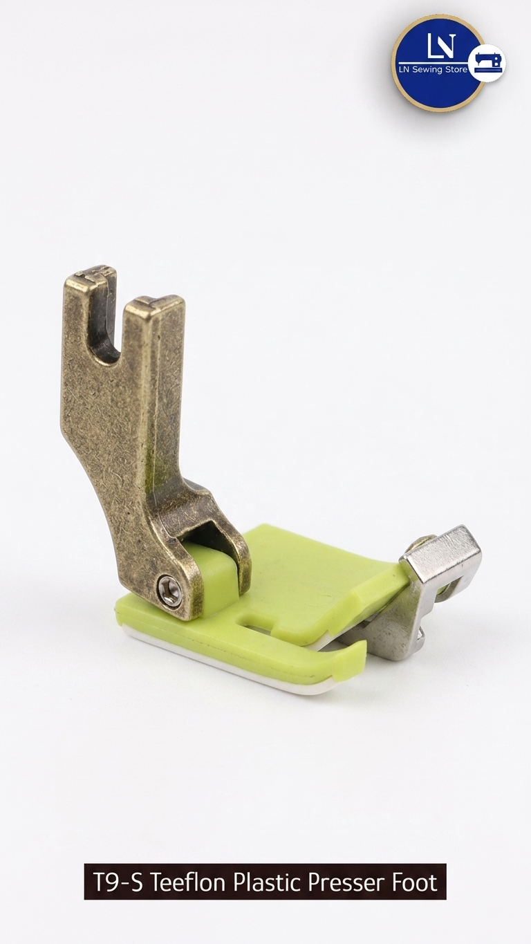 T9-S Teflon Plastic Presser Foot