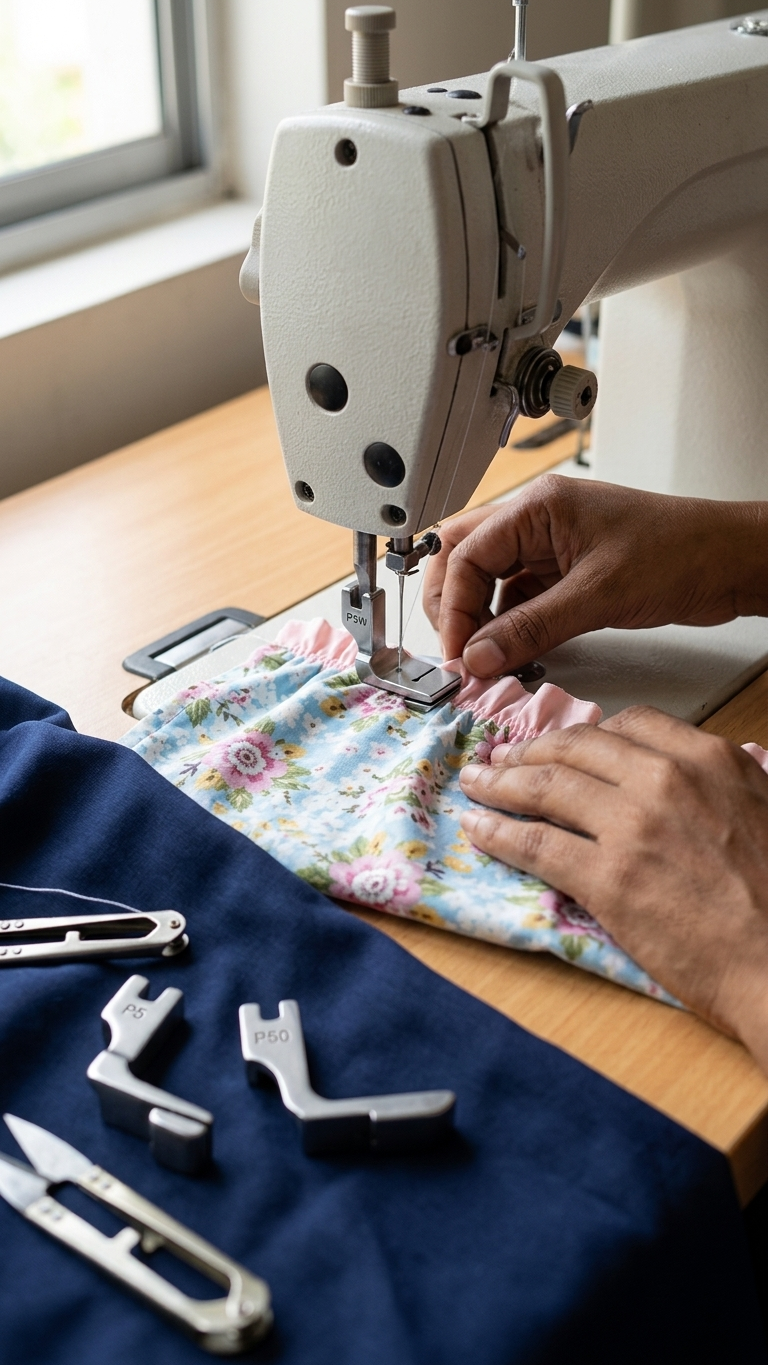 Pleated Shirring Gathering Foot