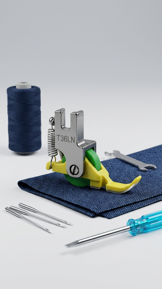T36LN Plastic Roller Presser Foot Set