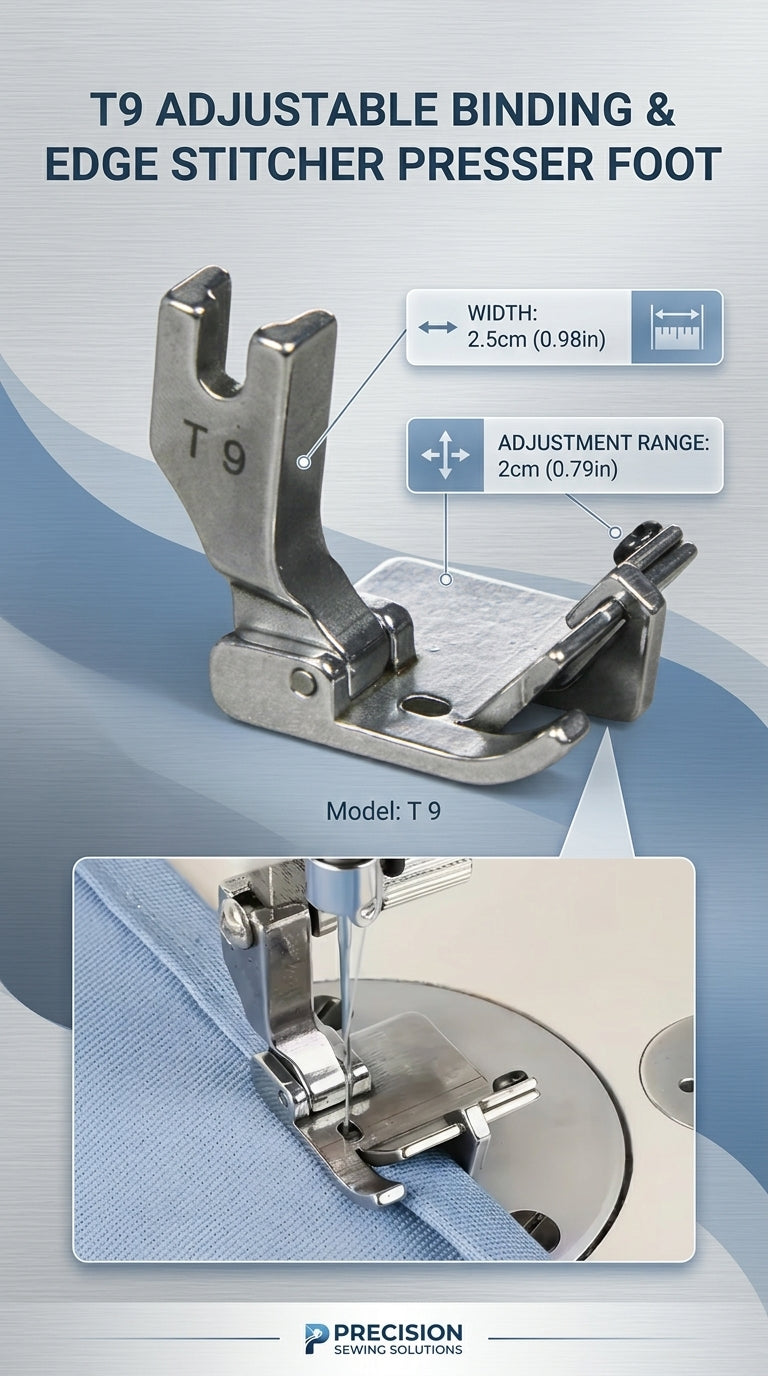 T9 Presser Foot for Canvas / Fabric / Leather