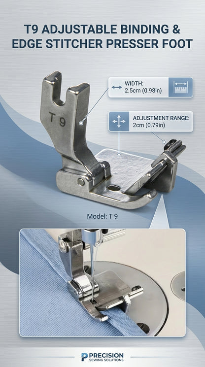 T9 Presser Foot for Canvas / Fabric / Leather