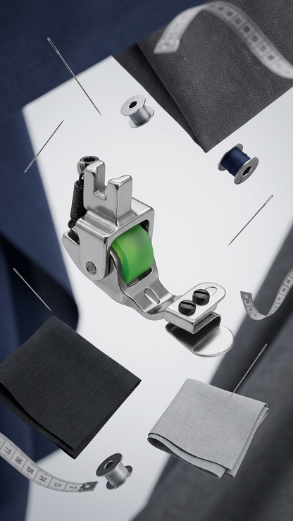 Folding Hemming Roller Pressure Foot