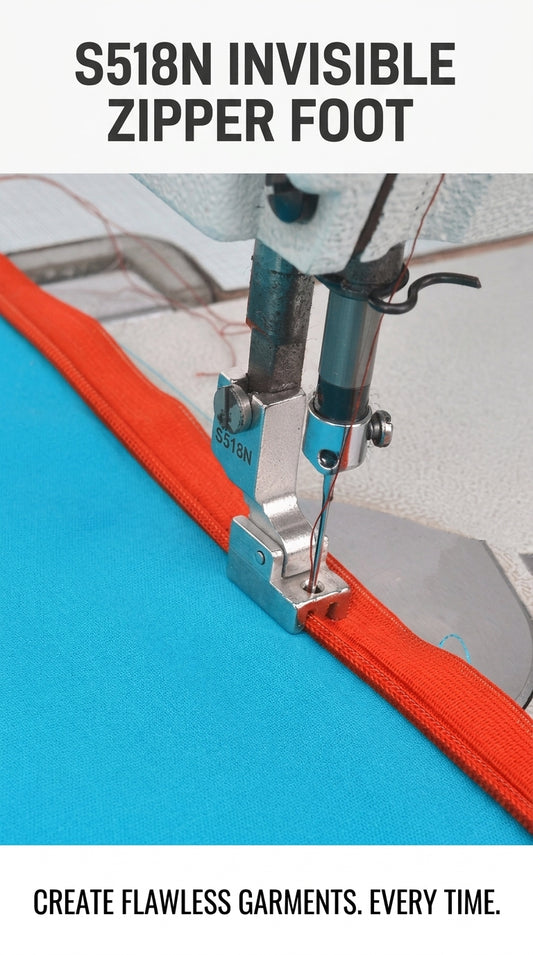 Invisible Zipper Presser Foot – S518N