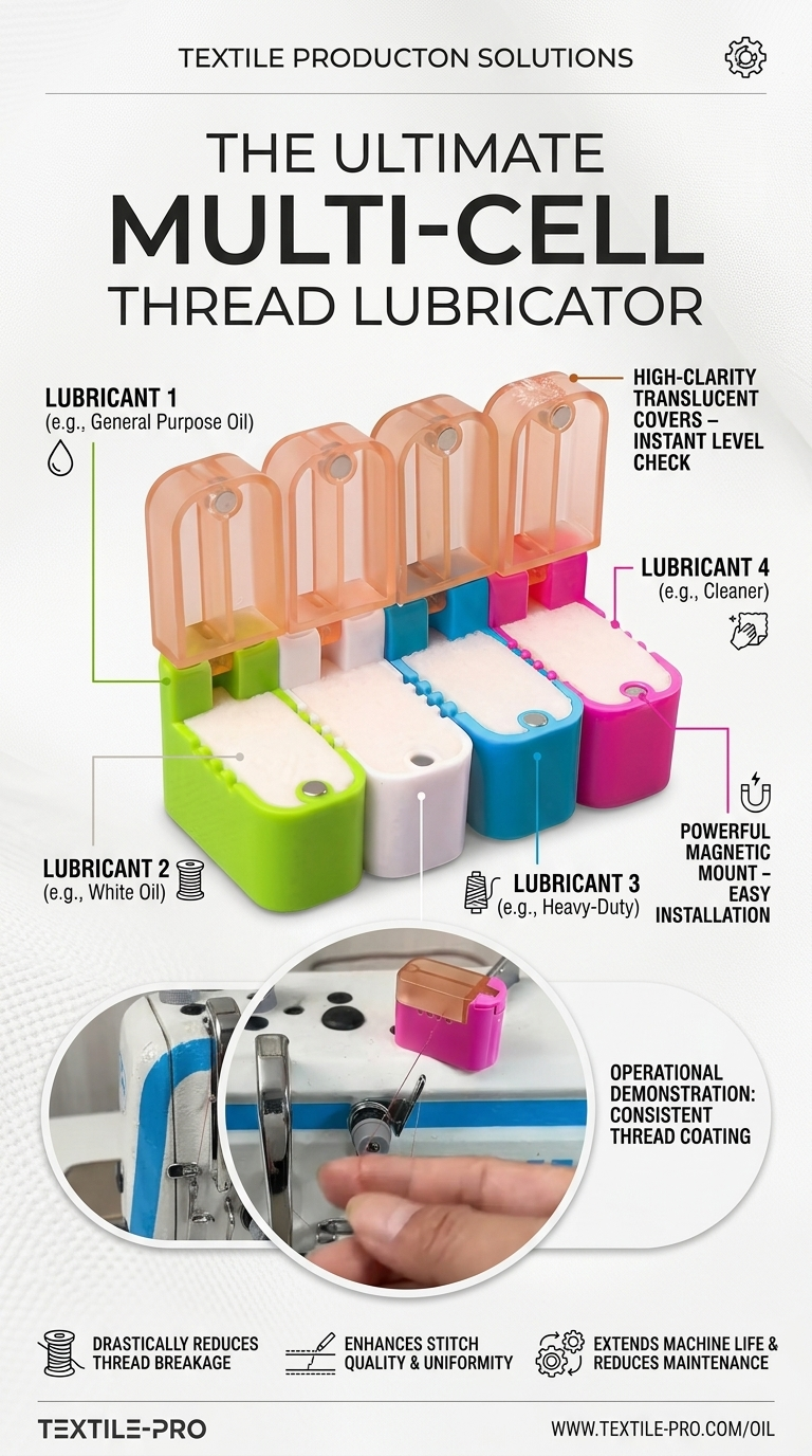 Sewing Machine Thread Guide Oil Box