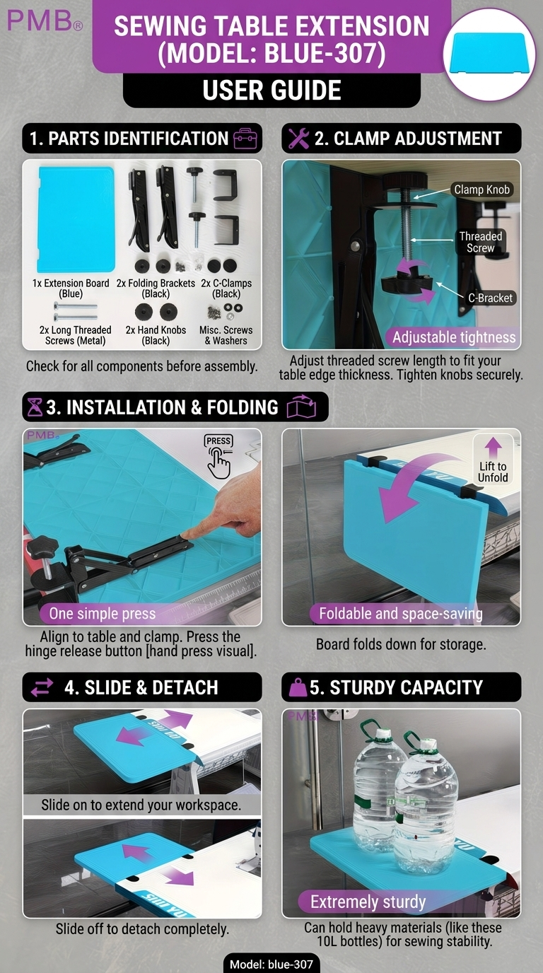Sewing Machine Extension Table