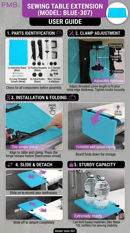 Sewing Machine Extension Table